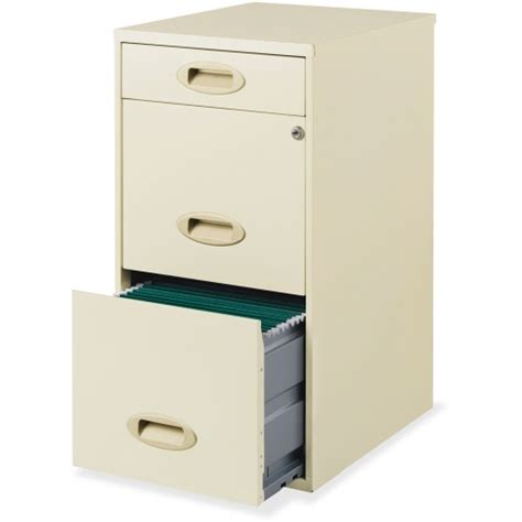 3-drawer filing cabinet steel off-white - hirsh - black|hirsh file cabinet.